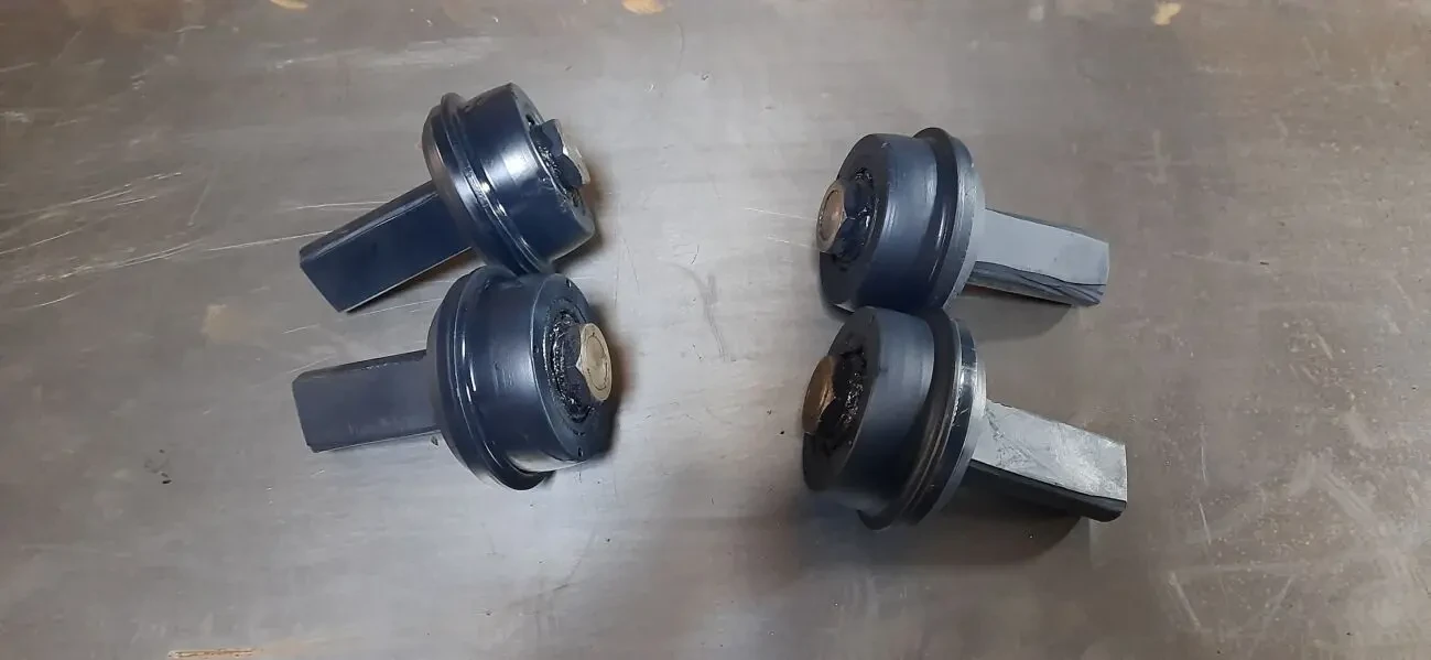 Колёса, ролики к тельферу.