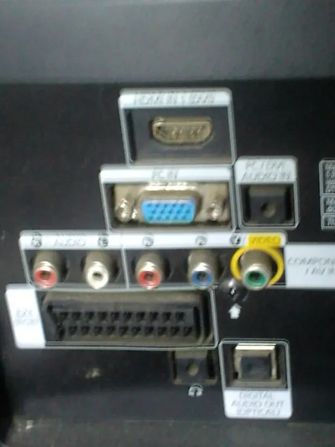 ТВ SAMSUNG, LE32D451ЖК, цветной, плоский, 32 дюйма, б/у 4