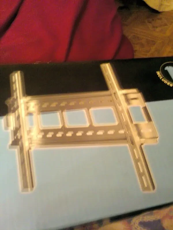 Элитный настенный ПЛОСКИЙ держатель для ТВ (ЖК/плазма), нов., в уп.