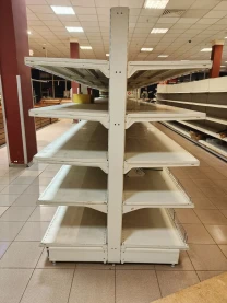 Торгові двохсторонні стелажі, стелажі острівні Модерн