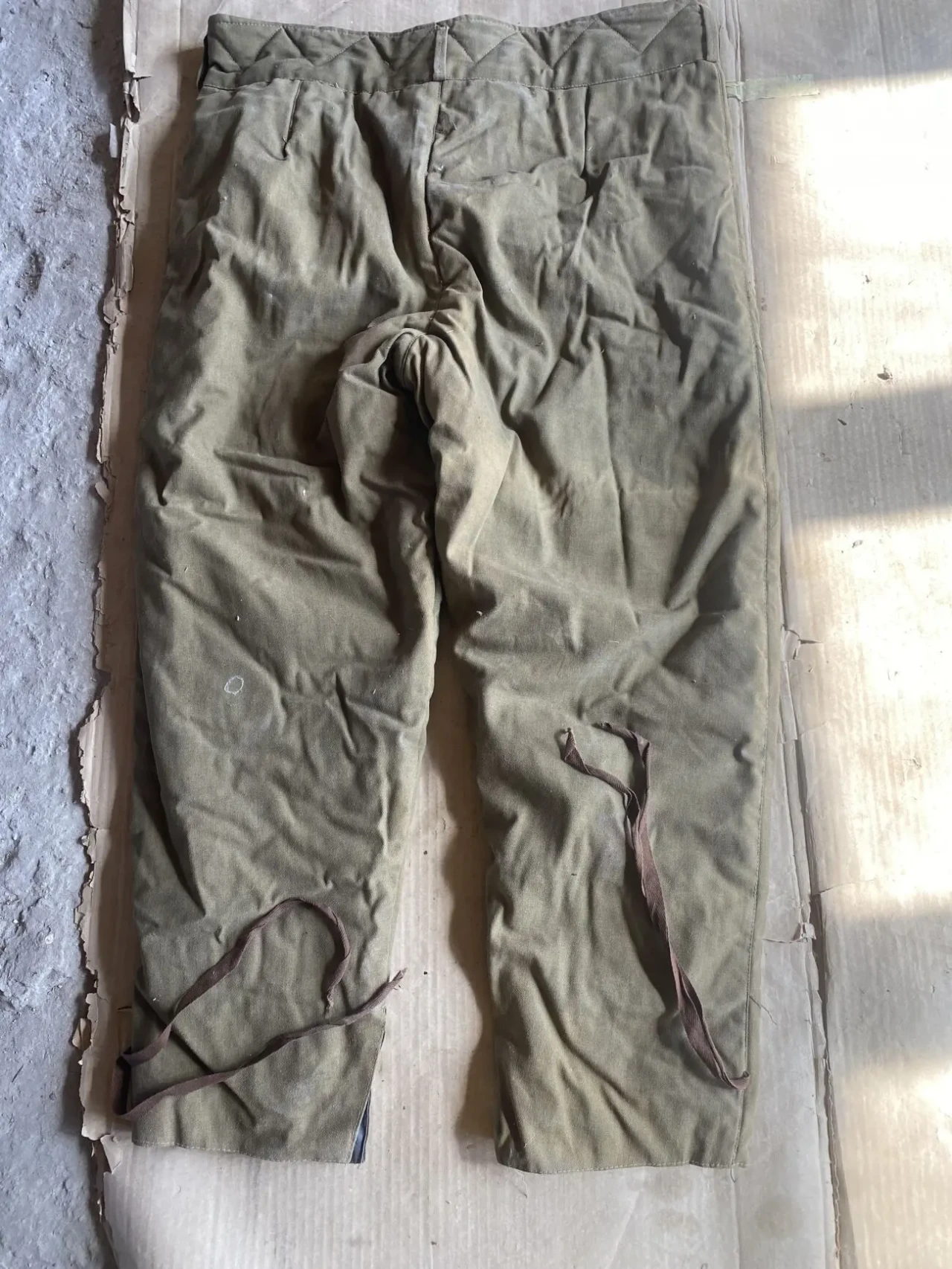 Брюки ватные (штаны ватные армейские мужские). 5