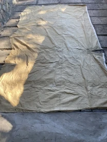 Куски брезентной ткани б/у.