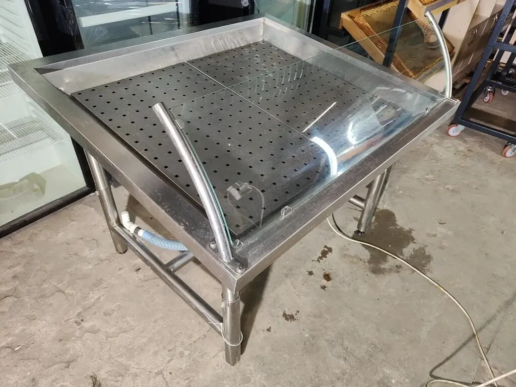 Вітрина холодильна для риби, Стіл для риби на льоду, холодильний 5