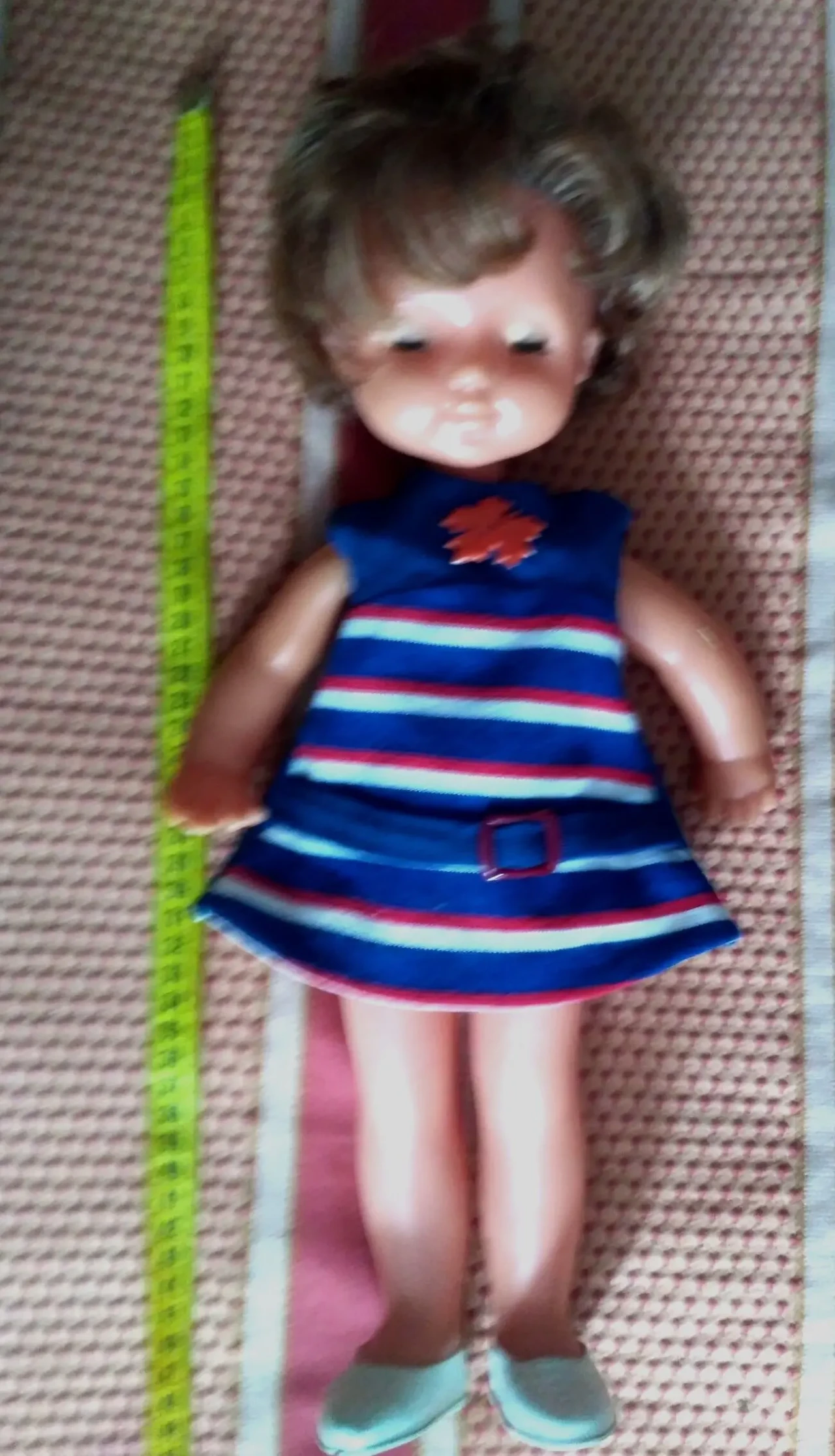 Іграшка лялька кукла симпатичная винтажная большая 45 см