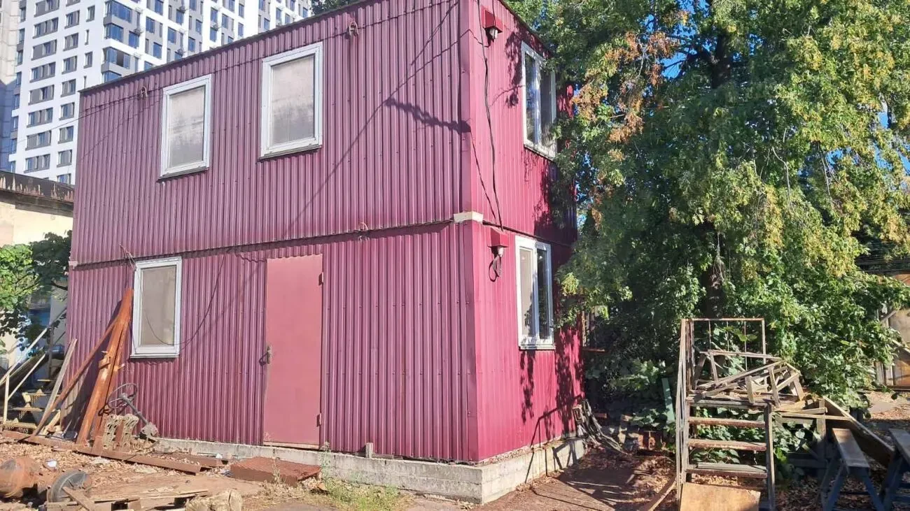 Двоповерховий модульний будинок, побутівка, битовка, бытовка 2