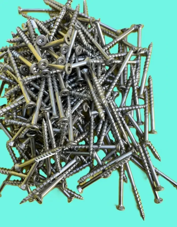 Шуруп для терас 4,8/55 мм, нержавіюча сталь A4, потай головка TX20 3