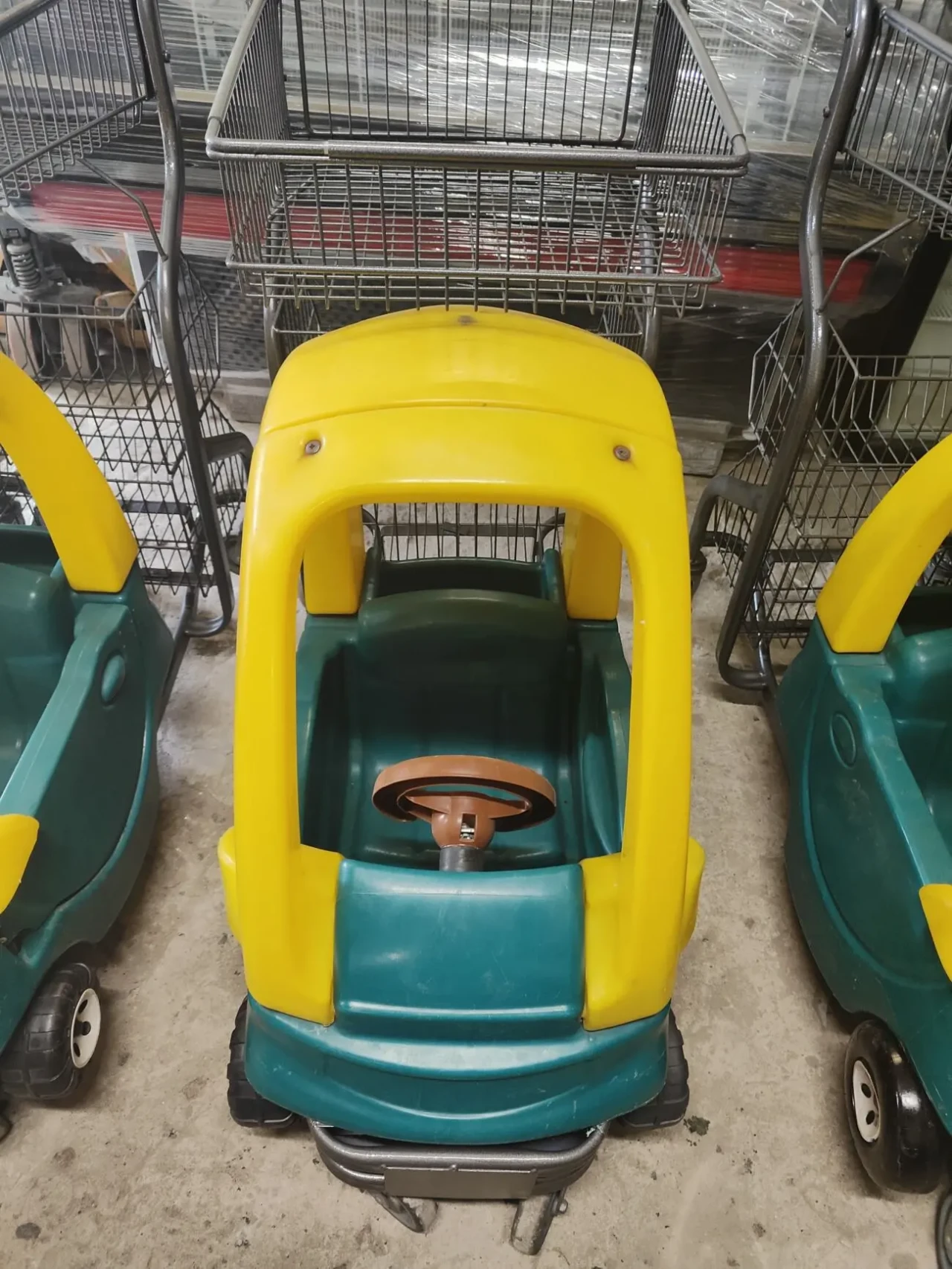 Візок для покупця дитячий (машинка) б/у, візок машинка б/у 5