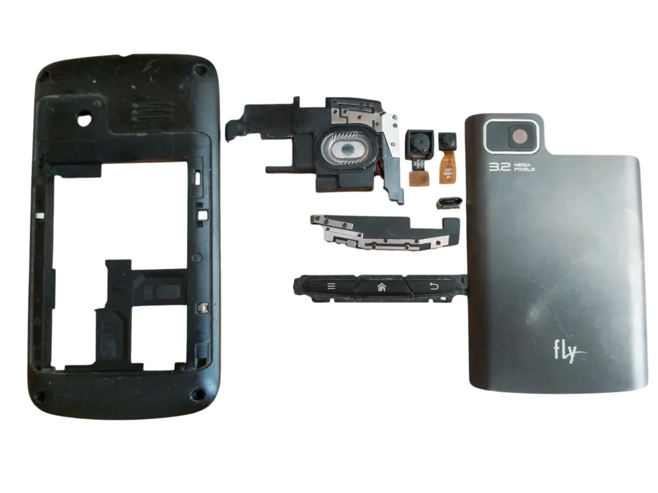 Запчастини для телефона fly iq260, камери, корпус, задня кришка,