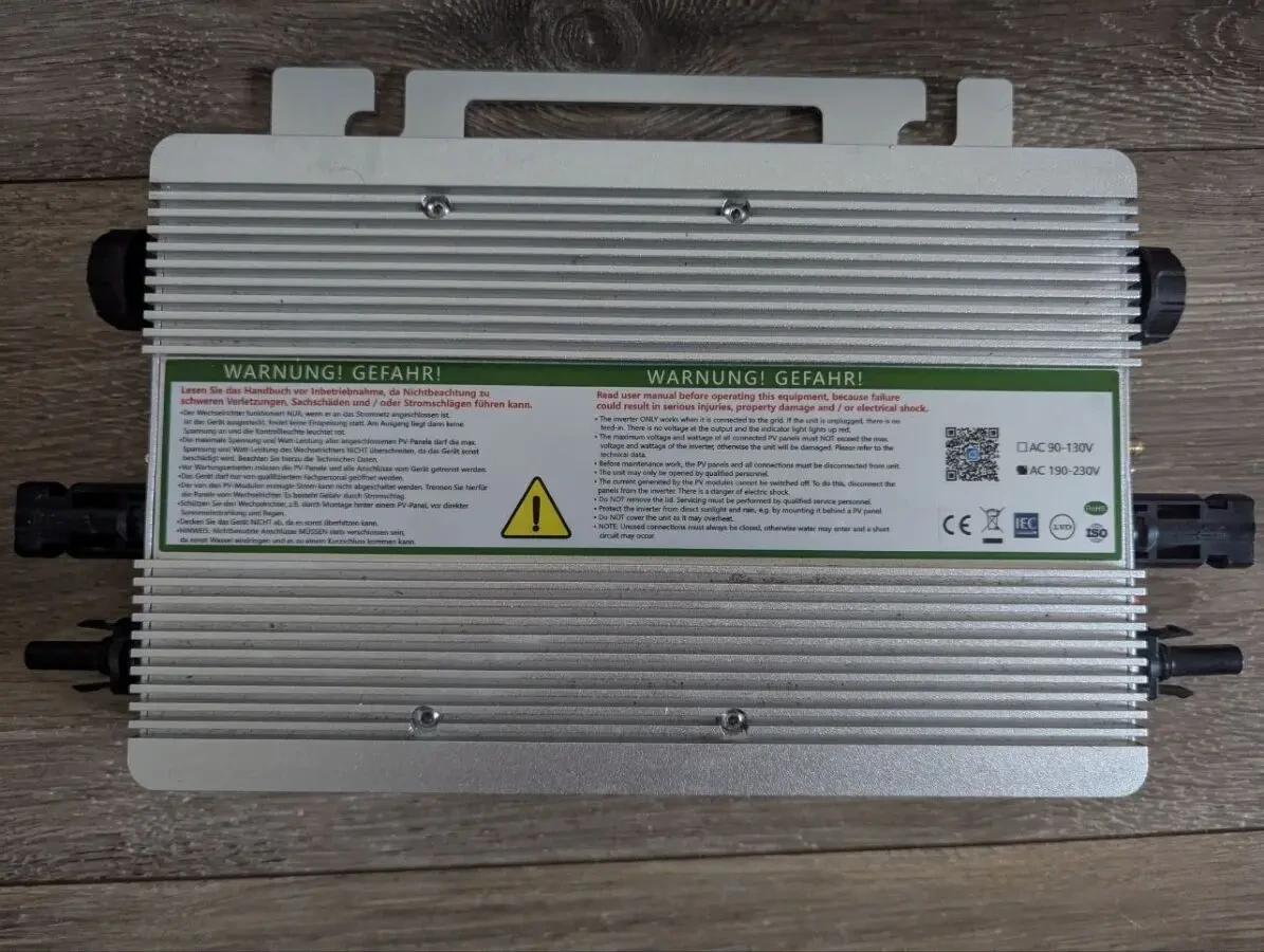 Мікроінвертор ERAYAK GT-800 для сонячних панелей, 800W, IP66, WiFi 5