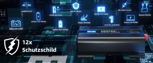 Мікроінвертор ERAYAK GT-800 для сонячних панелей, 800W, IP66, WiFi