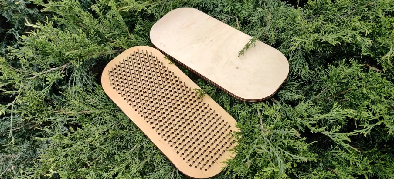 Доска Садху 10мм для йоги с шагом для начинающих 3