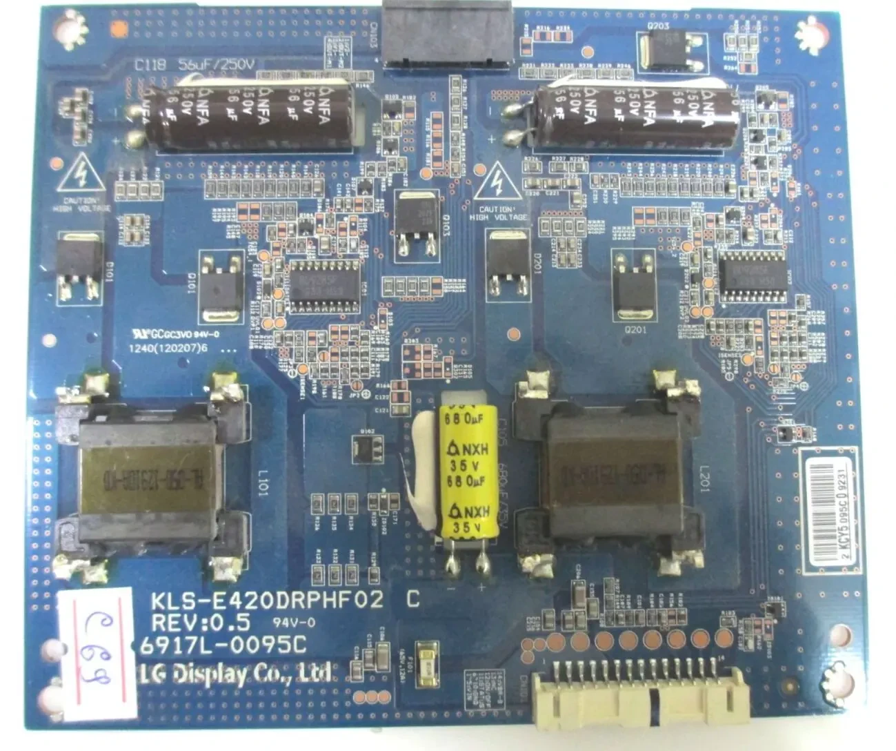 плата LED драйвер KLS-E420DRPHF02, 6917L-0095C для LG 42LM340T
