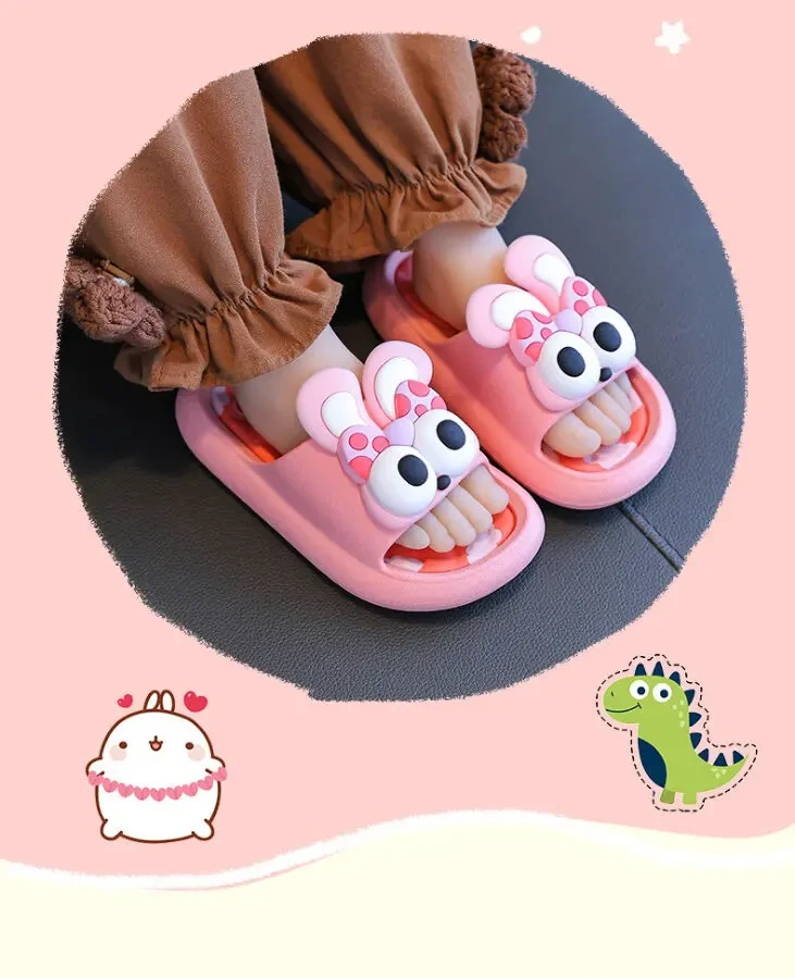 Детские тапочки для детей с зайчиком 2