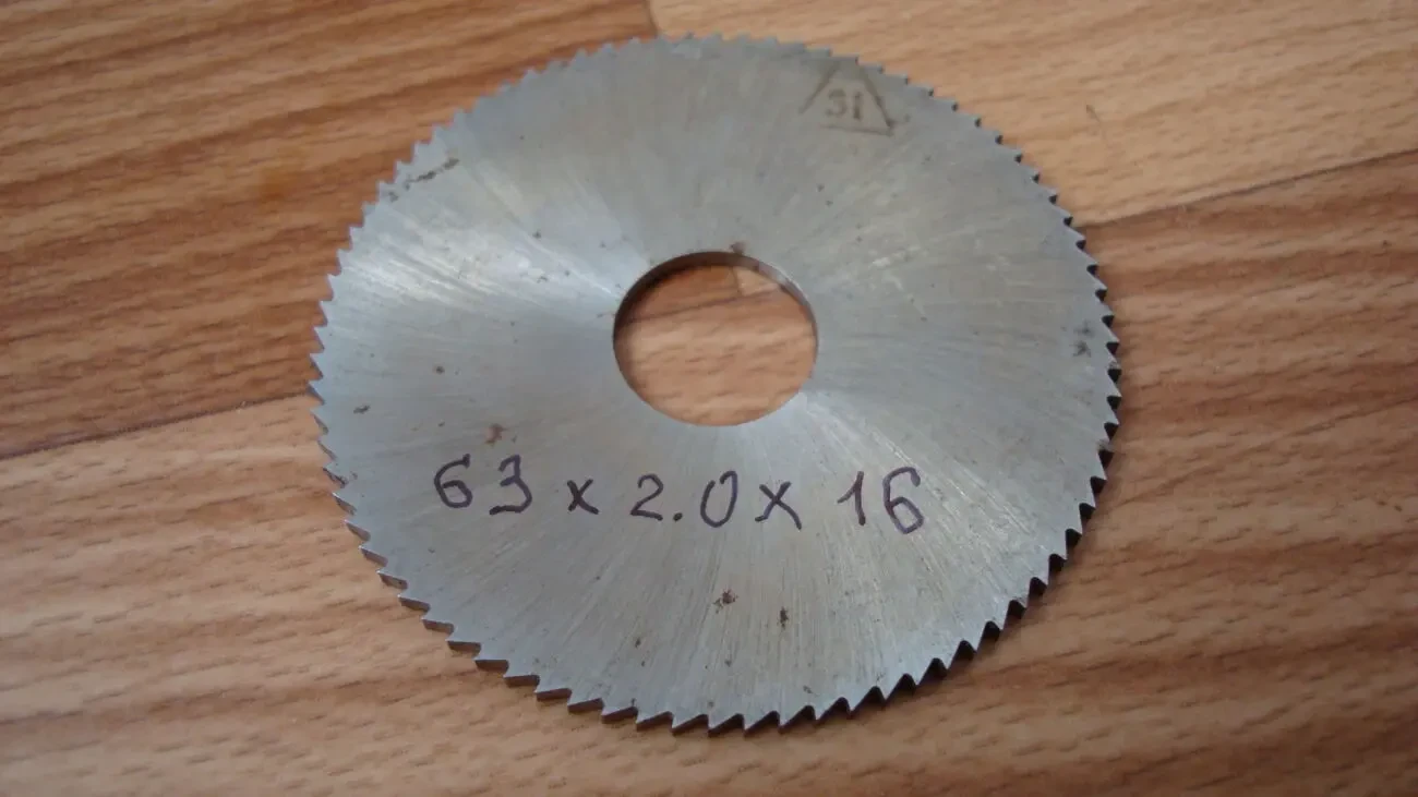 Фреза дисковая отрезная 63х1.6 мм. 63х2.0 мм. 2