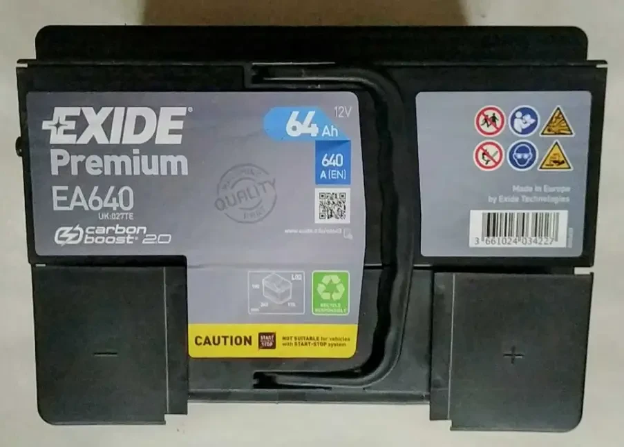 Аккумулятор EXIDE 12 v.64 a.h. НОВЫЙ 4