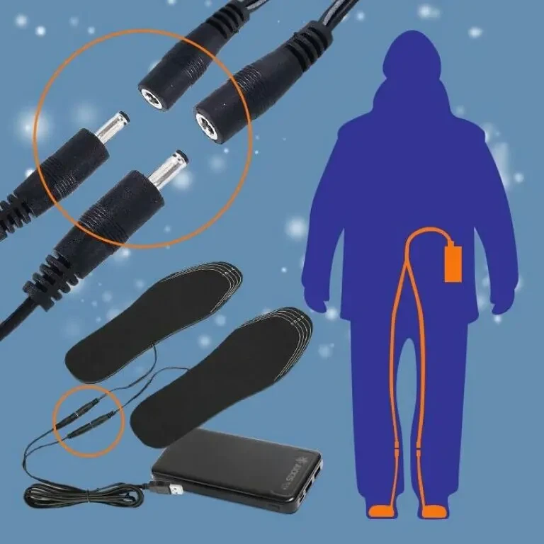 Стельки с подогревом от USB Power Bank. 2