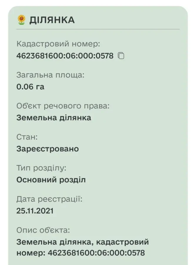 Земельна ділянка