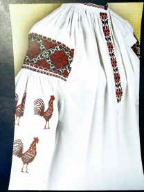 Поштова листівка Укрпошта Українська вишивка код нації. Харківська об.