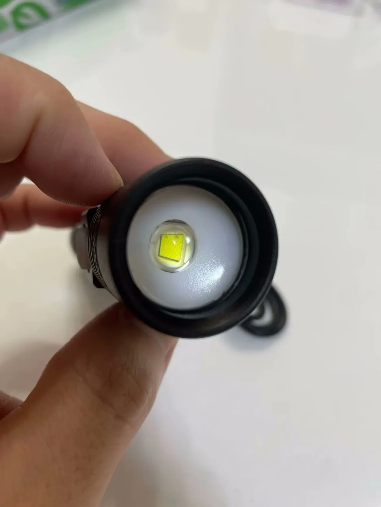 Мощный светодиодный фонарь T6 с зумом, фонарик для кемпинга 6