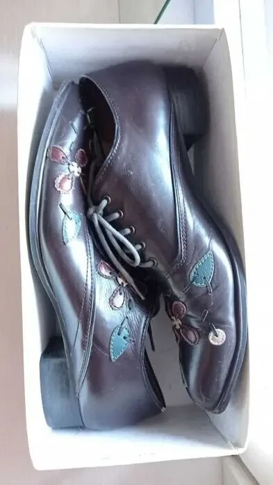 Туфли броги дерби Braska кожа р. 39-40 2