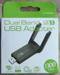 USB Wi-Fi адаптер AC1300 2.4GHz, 5.8 GHz