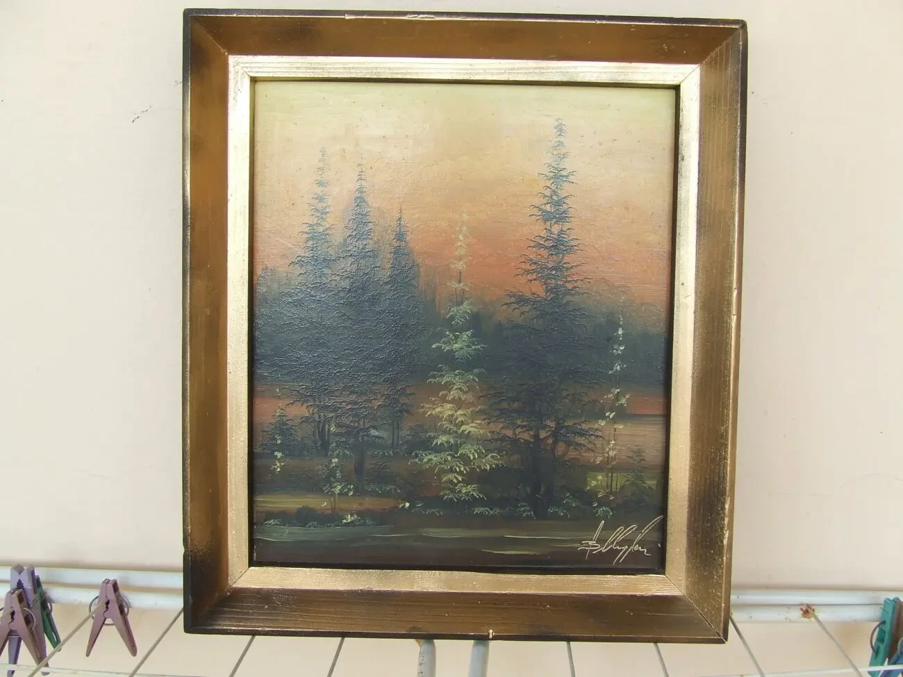 Закарпатская школа. Ньорба В.. раз.35 х 30 см. к.м. 1990 гг. 5