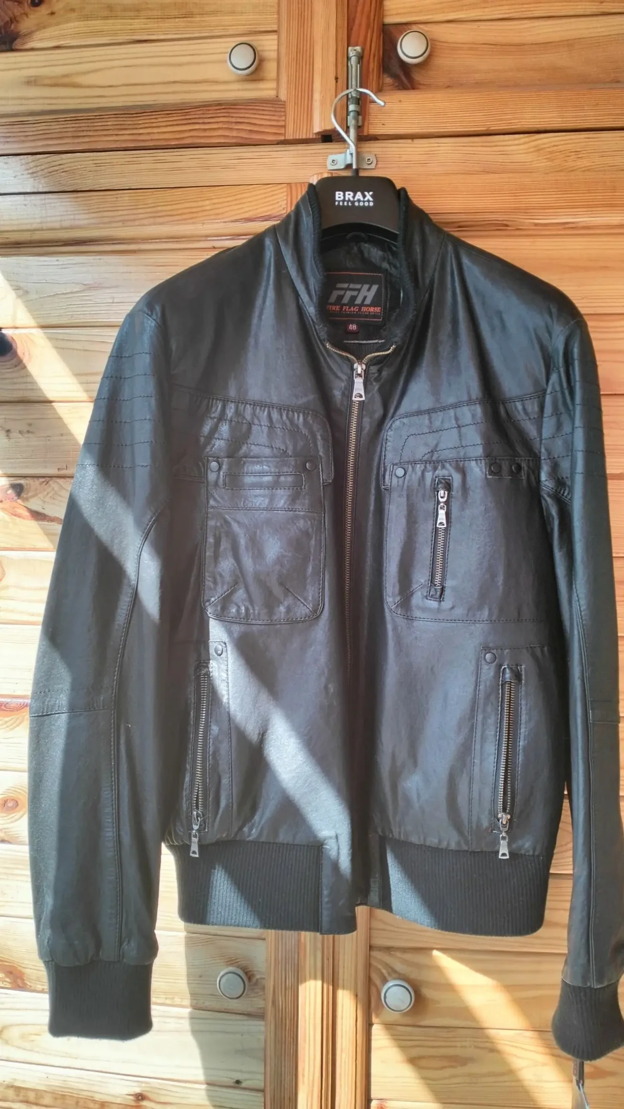 куртка кожаная мужская