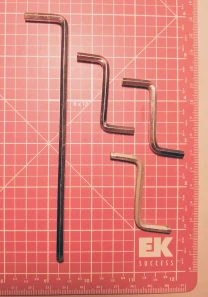 Шестигранник отвертка длинная,, двойная, 4 штуки набор