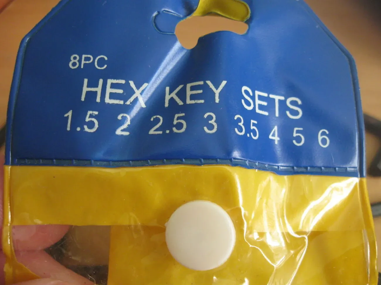 Набір 6-ти гранних ключів маленьких 4