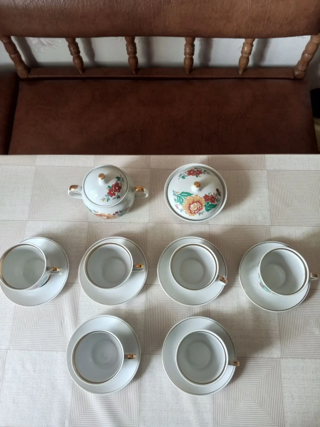 Новый чайный сервиз на 6 персон 6