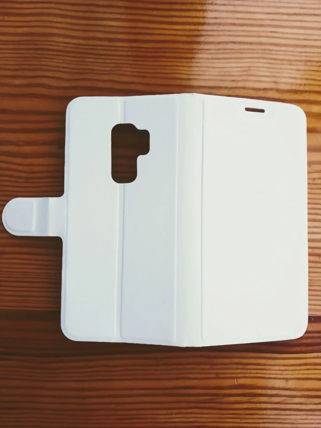 Чехол книжка комбинированный Samsung Galaxy S9 п белый кожзам, силикон 4