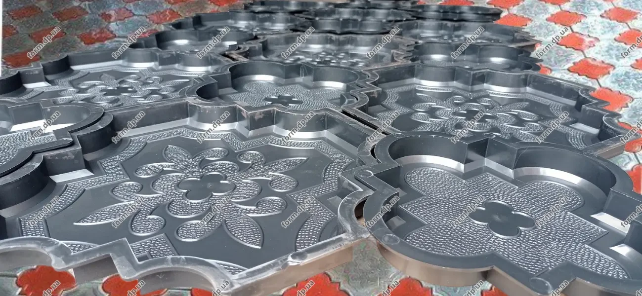 Форми для пішохідної тротуарної плитки Гжель 25мм