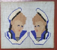 Старинная вышивка крестом