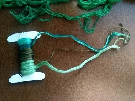 Для детского творчества нитки мулине  настоящие раритет 3