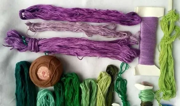 Для детского творчества нитки мулине  настоящие раритет 8