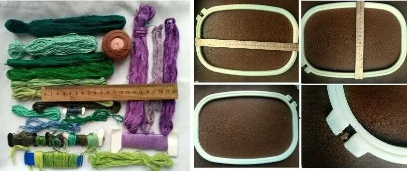 Для детского творчества нитки мулине  настоящие раритет 9