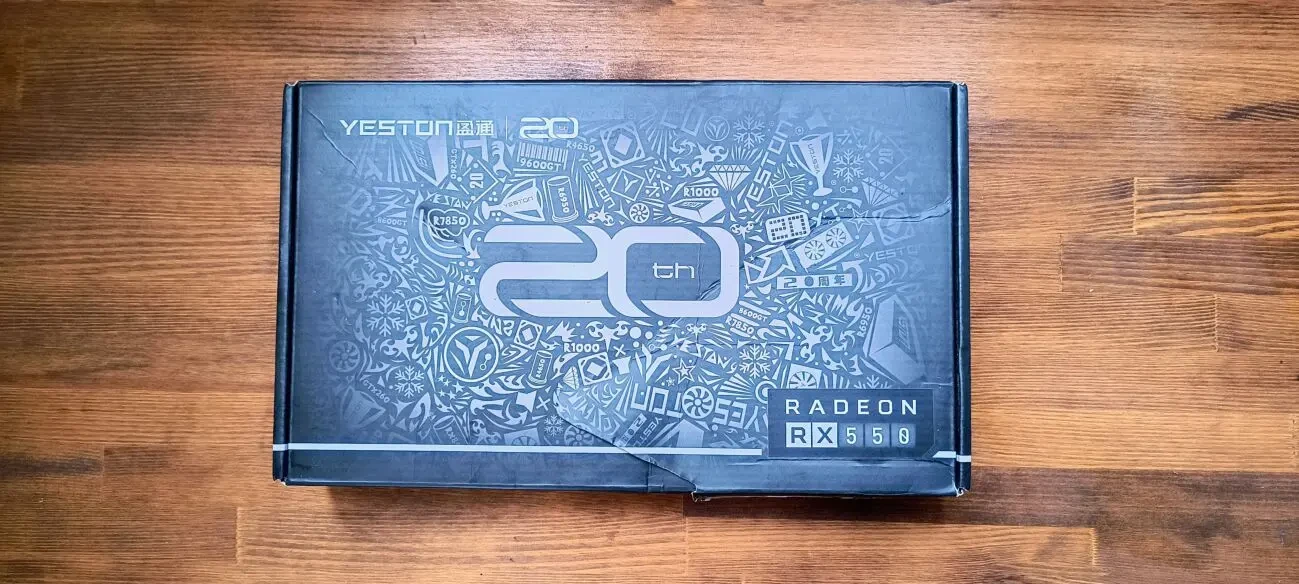 Видеокарта Yeston RX550-2G D5 - На ремонт или запчасти 3