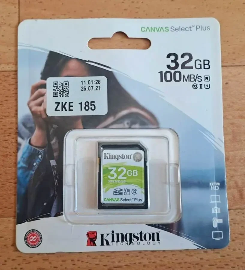 Карта памяти Kingston 32GB SDHC