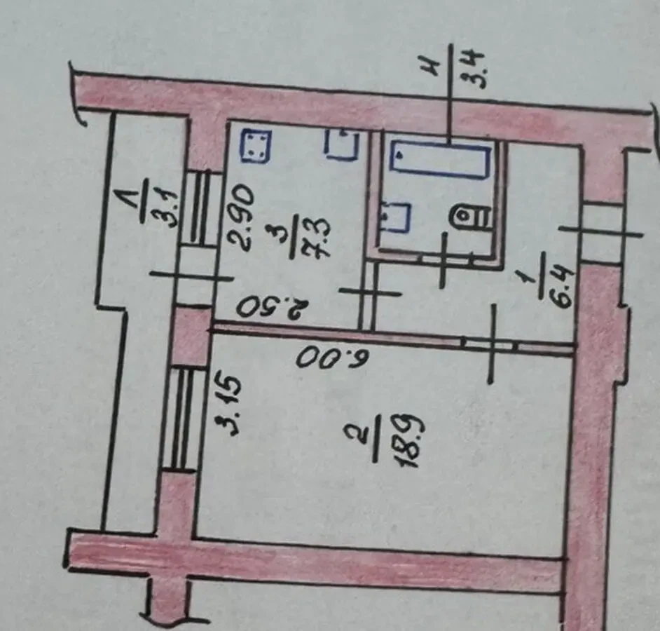 Продаю хорошу 1к.квартиру на Намиві 9