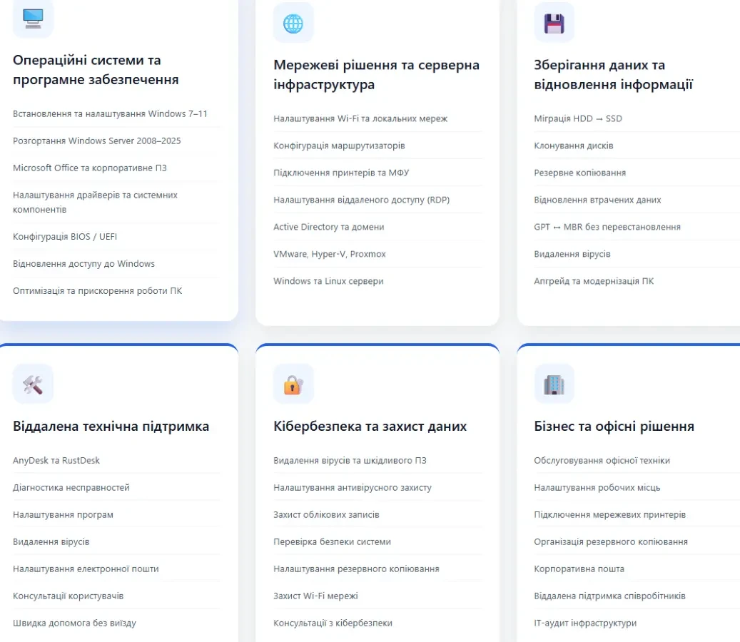 Установка Windows, сборка ПК, настройка роутера, удаленная помощь 6