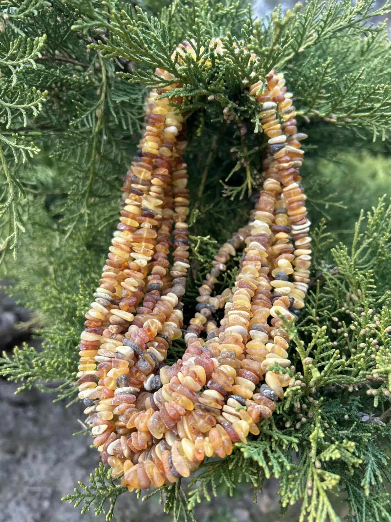 Намисто з натурального бурштину 5