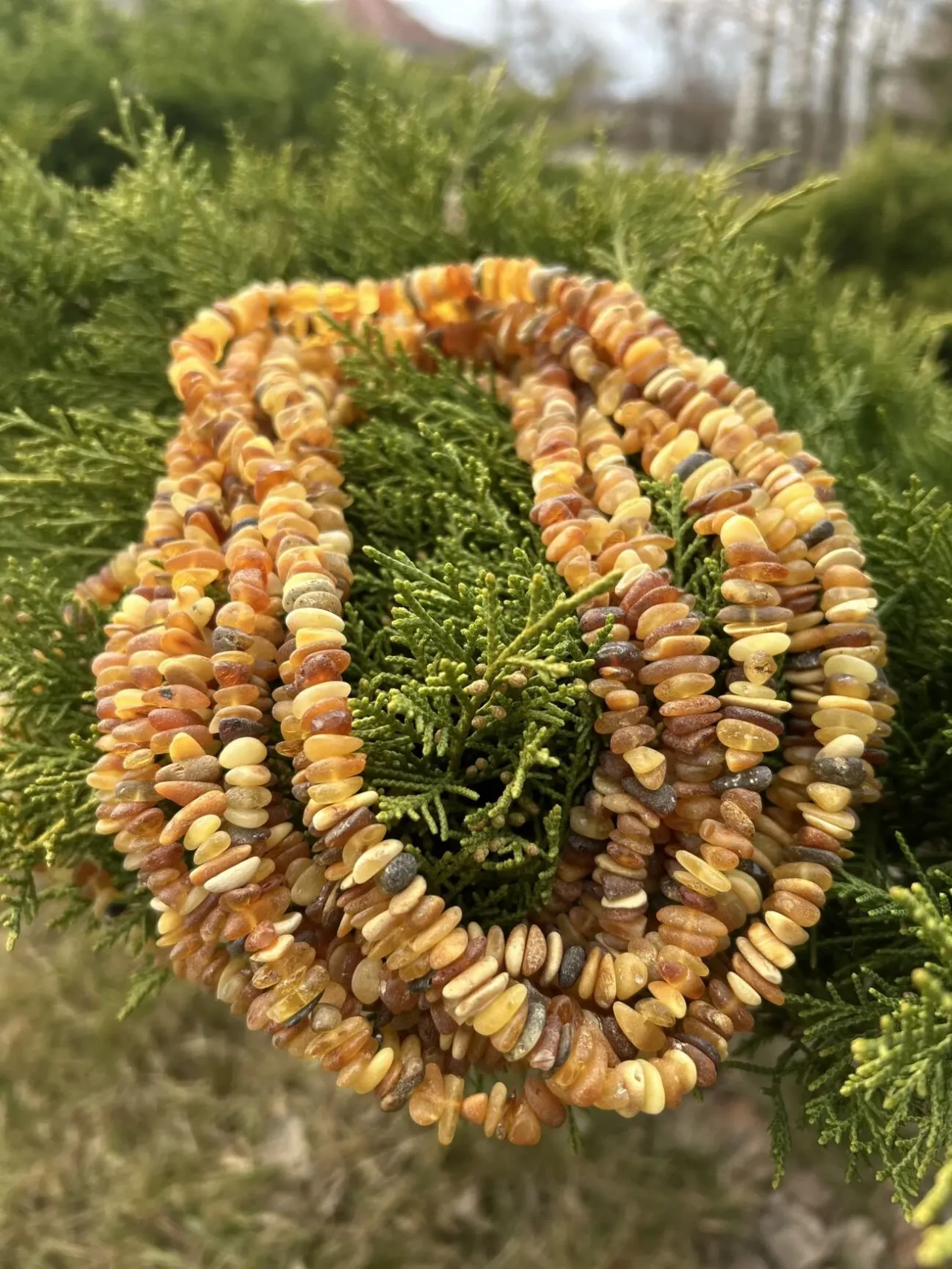 Намисто з натурального бурштину 4