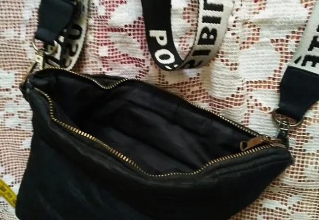 Сумка клатч черного цвета через плечо, легкая, стильная 7