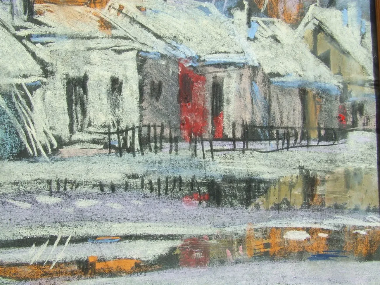 Зас.худ.укр. Роскин Н. раз. 50 х 35 см. картон смешаная техника 1991 г 4