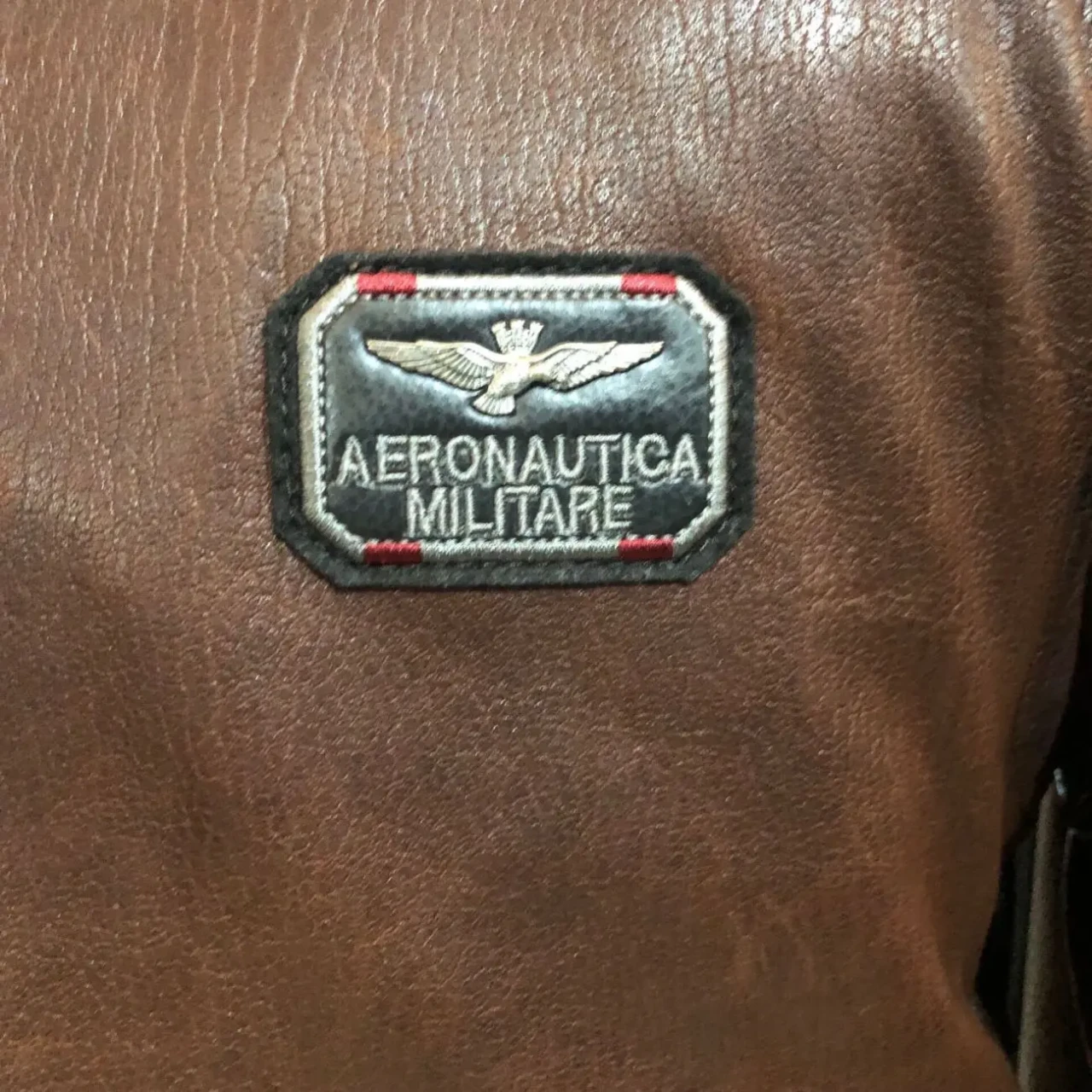 Бомбер aeronautica, джамбо,коричневий 5