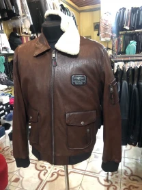 Бомбер aeronautica, джамбо,коричневий