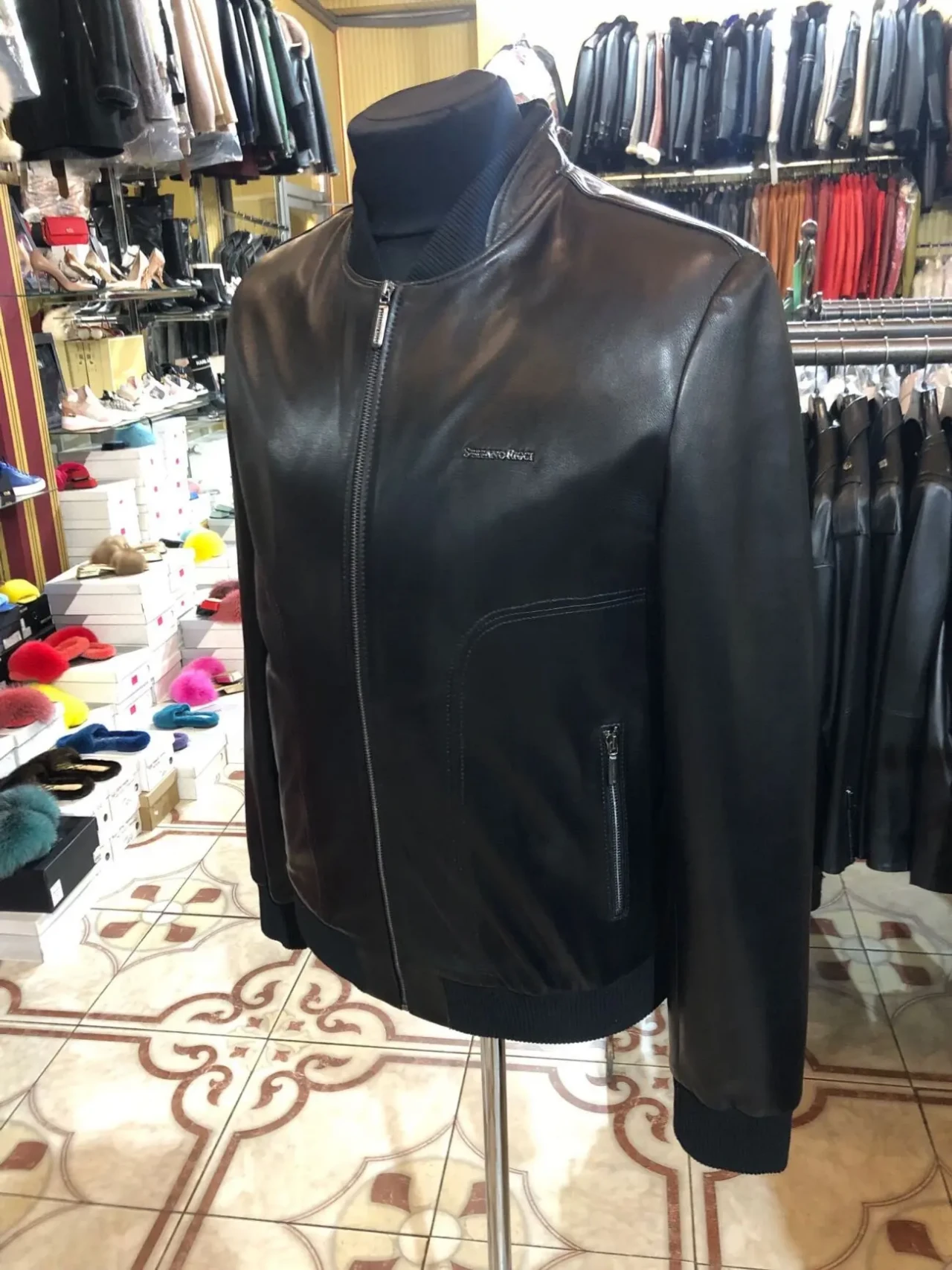 Бомбер брендовий,теляча шкіра люкс! 2