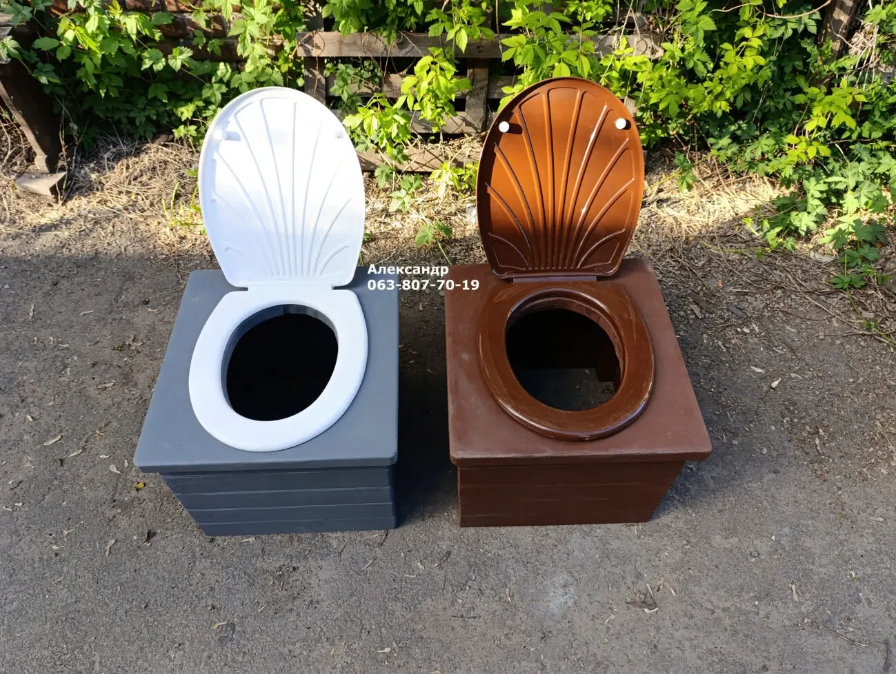 Сидіння для дачного туалету, в будинок під відро ( ящик сидіння) 4