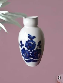 Ваза фарфоровая. Полонное. СССР.