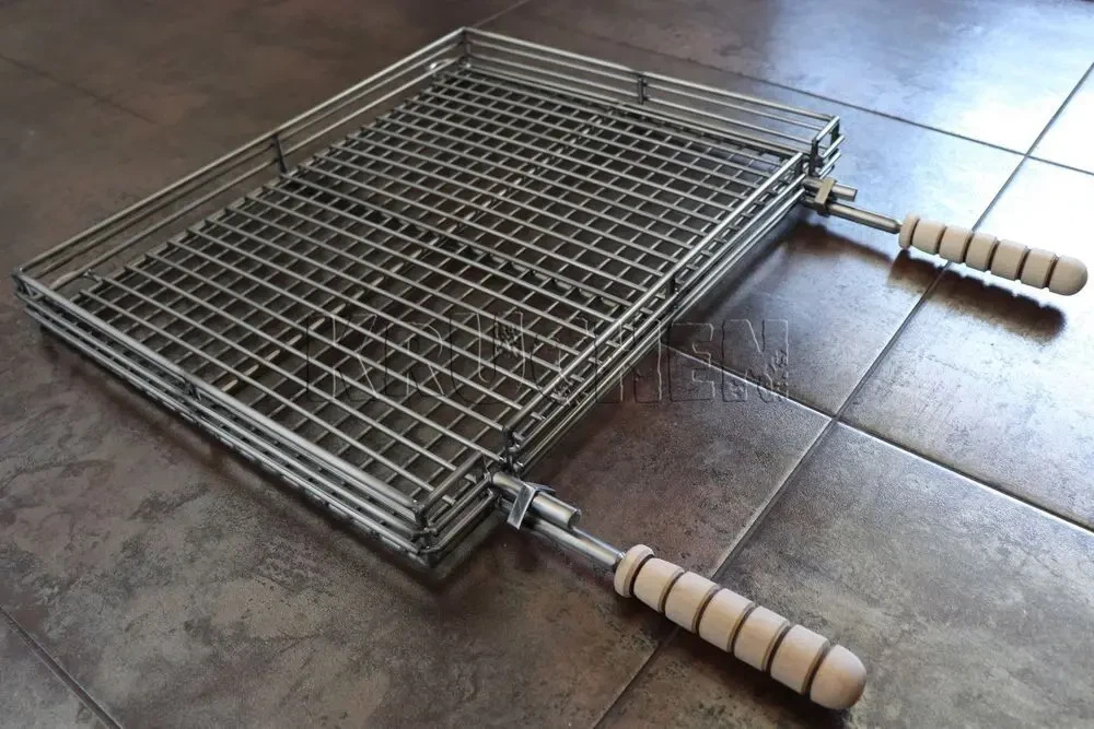 Решітка для гриля і барбекю з нерж сталі Сітка Решітка Гриль на мангал 7